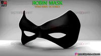 Robin Eyes Mask - TITANS season 3 - DC comics Cosplay  | 3D