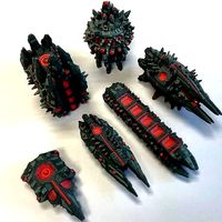Twilight Imperium ships Nekro Virus | 3D