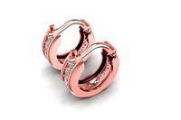 diamond earrings 2083 | 3D