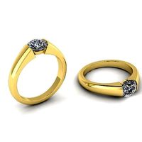 303 Ring with finger size seventeen point eighty hundredths mm | 3D