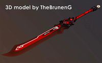 Genshin Impact blackcliff slasher sword | 3D