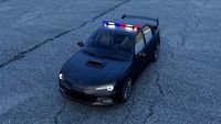 Free Police Car Subaru Blender