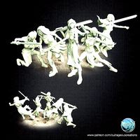 Punished chainsword nuns set 2 | 3D