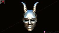 Krampus Devil Mask - Satan Mask - Demon Mask Halloween | 3D