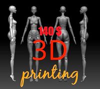 NEW Bjd doll 3D printer file format  3D model | 3D
