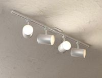 Ceiling Spotlights on Rail for Home Interior - 2 Versions