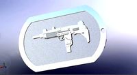Uzi Dogtag   | 3D