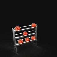 Rack basketball