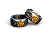 GALSANG FLOWER RING | 3D