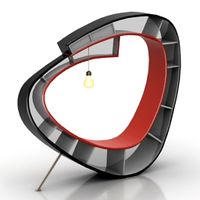 Bookshelf 3D Model
