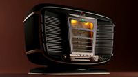 Old Soviet Retro Radiostation Zvezda-54