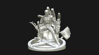 Magneto On The Throne - Fan Art | 3D