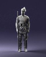 Man in military uniform 0116-1 3D Print Ready | 3D