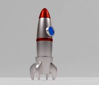 3d Kartoni Rocket