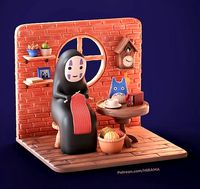 Kaonashi - No face Diorama | 3D