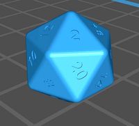 Dice 20 faces