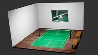 Badminton court