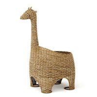 Giraffe wicker basket