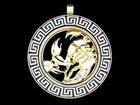 Scorpion pendant - Scorpio | 3D