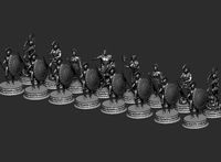Antique CHESS BOARD complete bundle | 3D