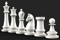 Complete Chess Pieces | 3D