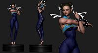 chun li 3dmodel  | 3D