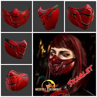 Skarlet mask from Mortal Kombat 11 - Red Priestess | 3D