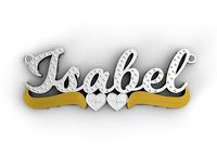 Isabel name pendant | 3D
