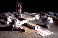 ufo moonbase  | 3D