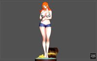 NAMI STATUE ONE PIECE ANIME GIRL CHARACTER 3D print model | 3D
