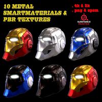 10 metal smartmaterials and pbr texture