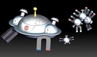 Pokemon Magnemite Magneton Magnezone | 3D