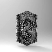 Pendant Horse Odin Sleipnir | 3D