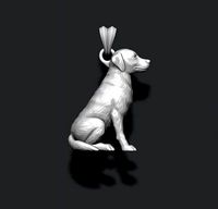 Dog beagle pendant | 3D
