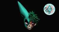 Midoriya head 5 | 3D