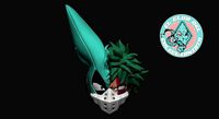 Midoriya head 4 | 3D