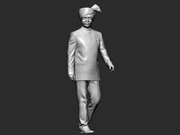 Oldman Walking pose  | 3D
