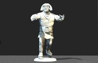 DER GOLEM toy soldier from the 1915 movie | 3D