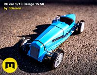 RC model Delage 15 S8 | 3D