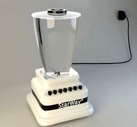 Traditional Blender mixer | 3D