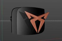 Cupra Emblem und Heckklappengriff alte Seat Modelle 1P  5P | 3D
