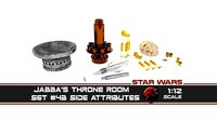Jabbas Throne Room - Set 4a - Side Attributes 1-12 scale | 3D