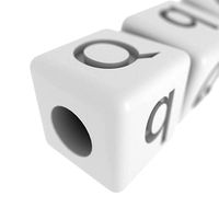Letters Bracelet Q 0017 | 3D