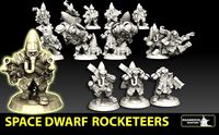 Space Dwarf Rocketeers | 3D