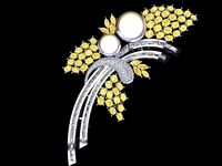 brooches diamond | 3D