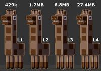Crossy Road type Giraffe for 3d printing | 3D