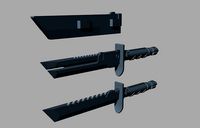 Boba Fett  vibroblade dagger from  mythos 3d print model | 3D