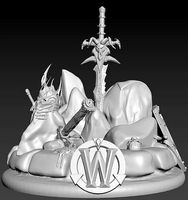 FROSTMOURNE DIORAMA WARCRAFT | 3D