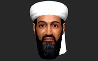 Osama bin Laden head ready for full color 3D printing | 3D