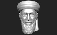 Osama bin Laden head 3D printing ready stl obj formats | 3D